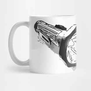 retro flashlight Mug